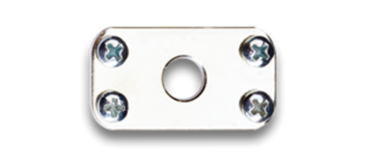 DCM Adapterplaat (1x M8/M10 naar 4x M4) (Set van 2 stuks)