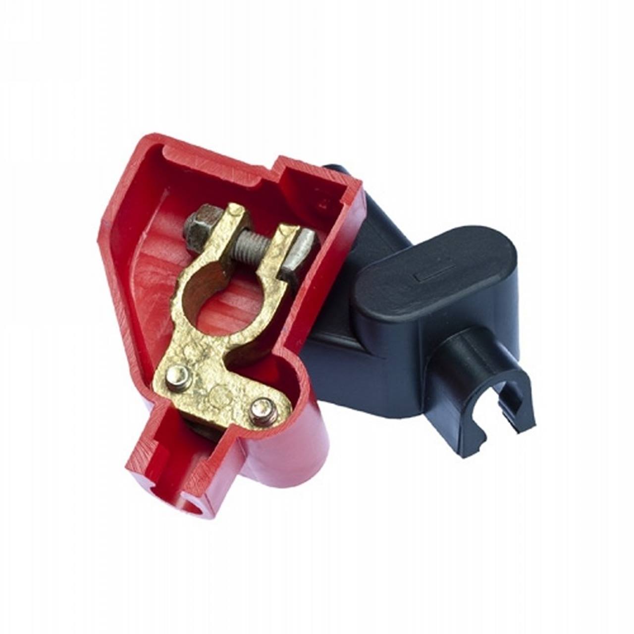 Accuklem isolatiekap zwart (-) voor enkele kabel