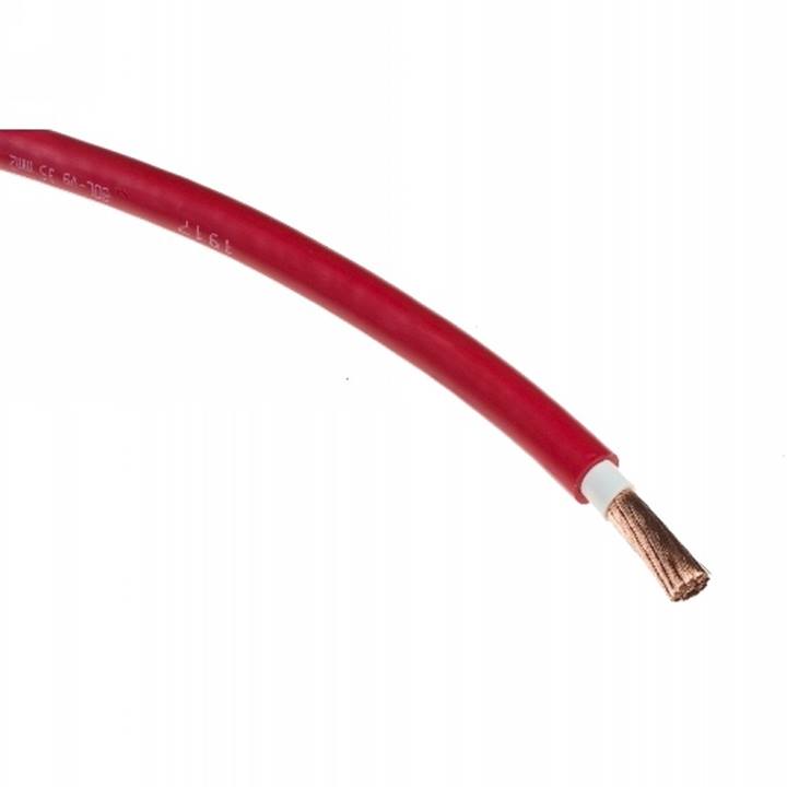 Accukabel rood 6mm² per meter