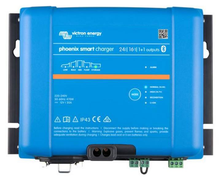Victron Phoenix Smart lader 24/16 (1+1) IP43 120-240V