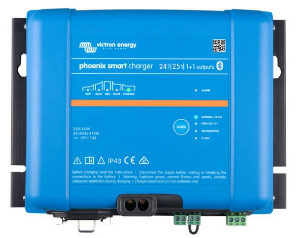 Victron Phoenix Smart lader 24/25 (1+1) IP43 120-240V