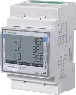 Carlo Gavazzi Energiemeter EM330 3-fase via CT's