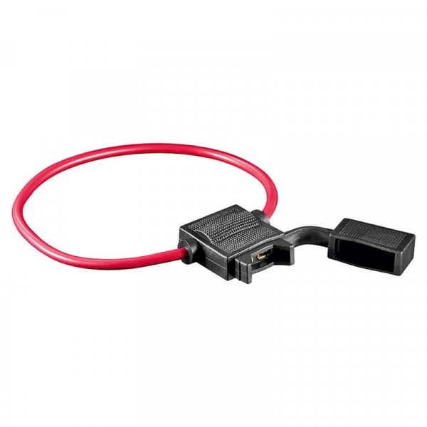 Zekeringhouder 1mm2 zwart steek fuse (ip67)