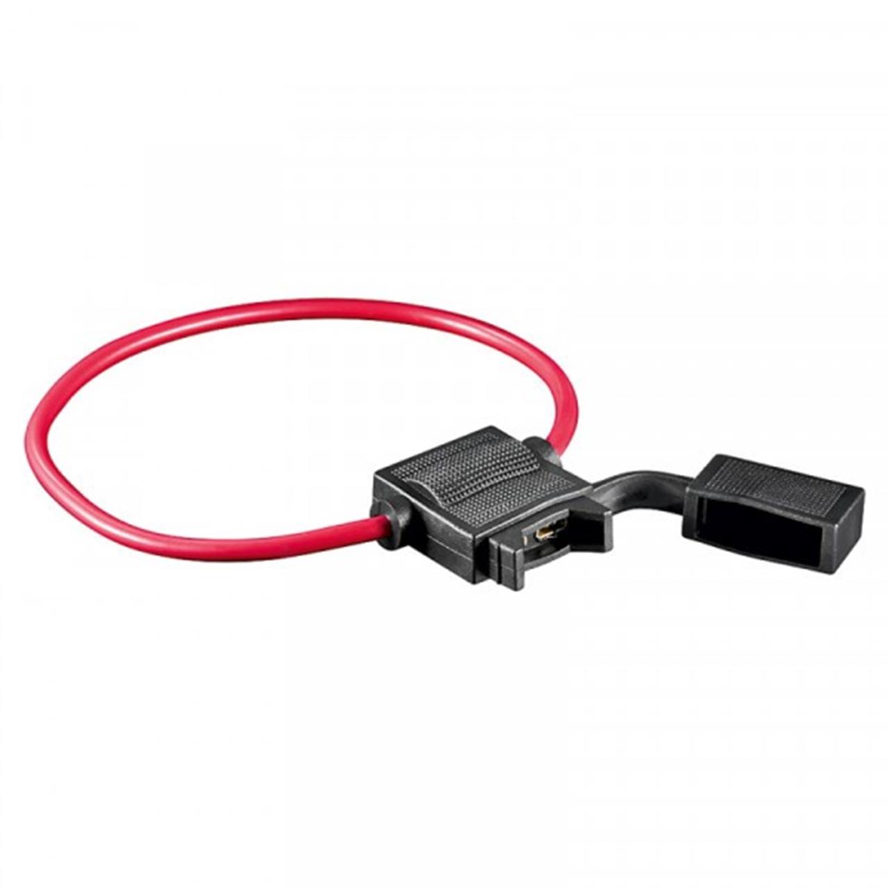 Zekeringhouder 1mm2 zwart steek fuse (ip67)